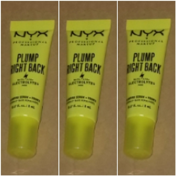 NEW 3× NYX Plump Right Back Electrolytes Plumping Primer Serum Travel Size - Picture 4 of 4